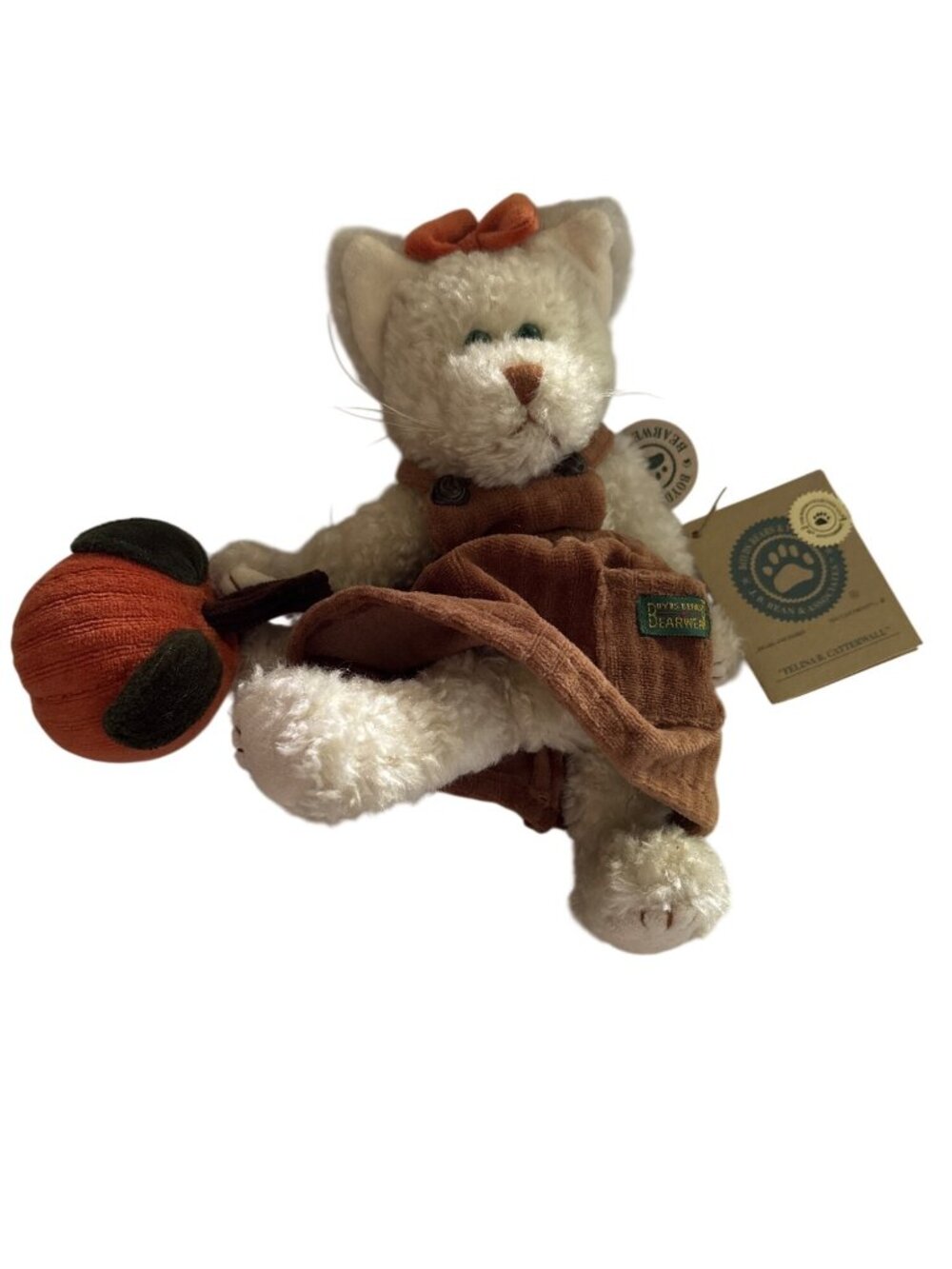 Halloween The Boyds Collection Ltd. Bearwear Plush Cat "Thelma B. Catterwall"